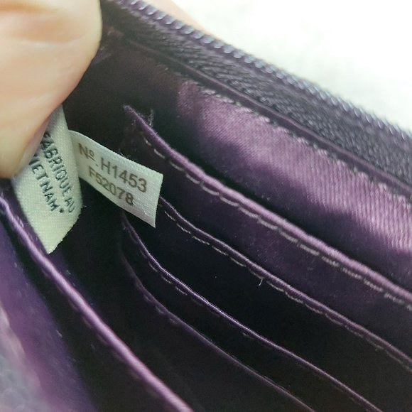 Coach Purple Wristlet Clutch - Picture 6 of 9